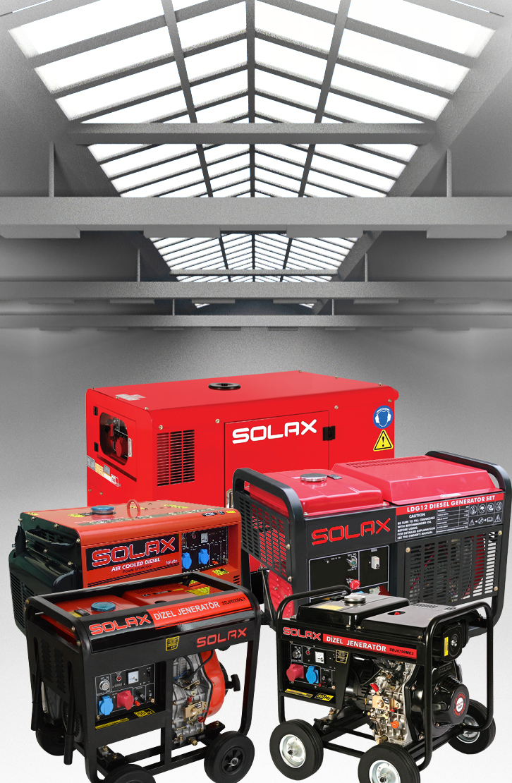 DIESEL GENSETS | SOLAX Güç Ürünleri & Tarım Makinaları